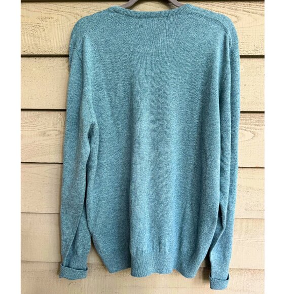 Hawico Scotland 100% Cashmere Golf Sweater Sage Green L – Chechessee Creek Club - Picture 9 of 9